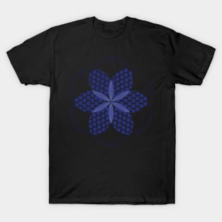 Flower Circle Pattern T-Shirt